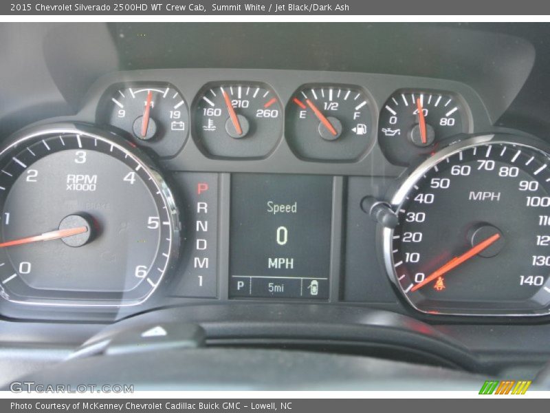 Summit White / Jet Black/Dark Ash 2015 Chevrolet Silverado 2500HD WT Crew Cab