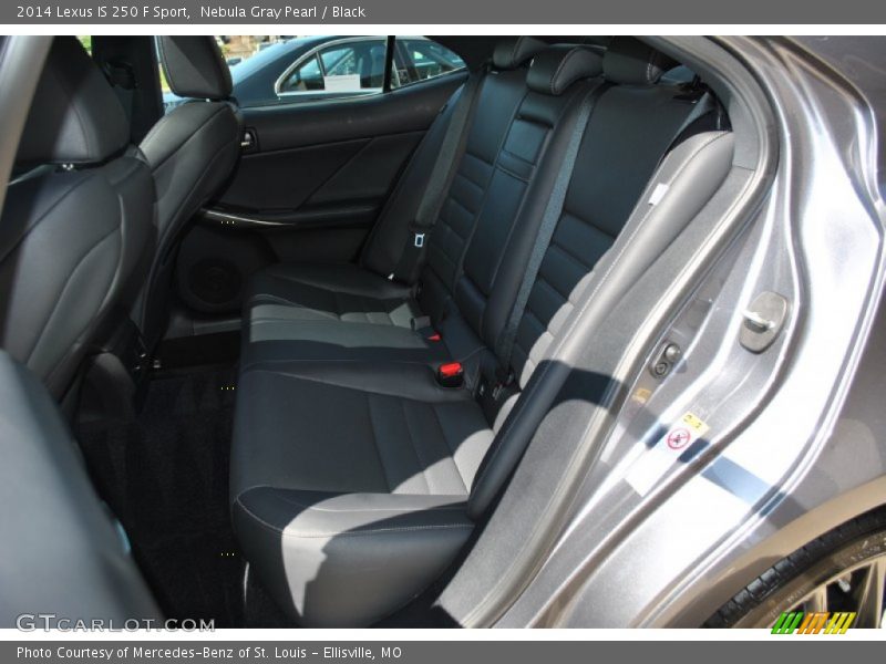 Rear Seat of 2014 IS 250 F Sport