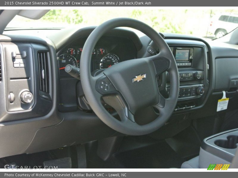 Summit White / Jet Black/Dark Ash 2015 Chevrolet Silverado 2500HD WT Crew Cab