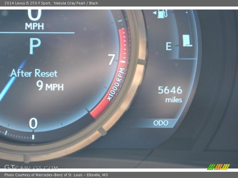 Nebula Gray Pearl / Black 2014 Lexus IS 250 F Sport