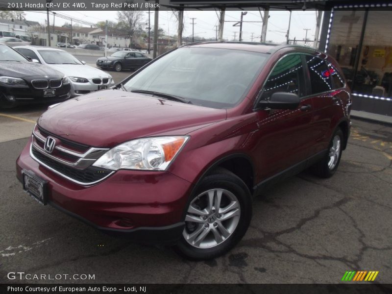 Tango Red Pearl / Black 2011 Honda CR-V EX 4WD