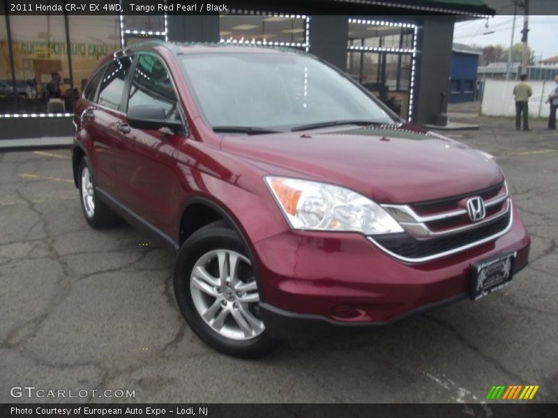 Tango Red Pearl / Black 2011 Honda CR-V EX 4WD