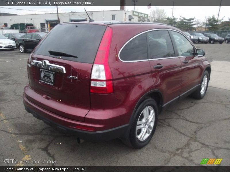 Tango Red Pearl / Black 2011 Honda CR-V EX 4WD