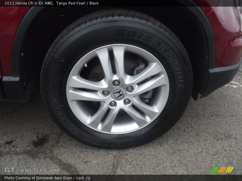 Tango Red Pearl / Black 2011 Honda CR-V EX 4WD