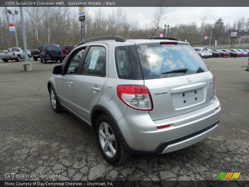 Quicksilver Metallic / Black 2008 Suzuki SX4 Crossover AWD