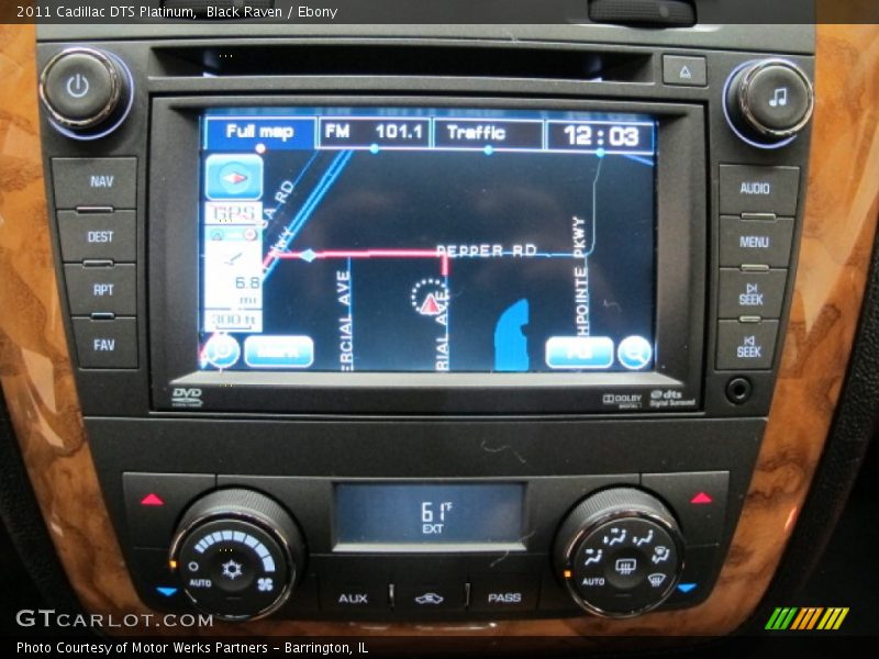 Black Raven / Ebony 2011 Cadillac DTS Platinum