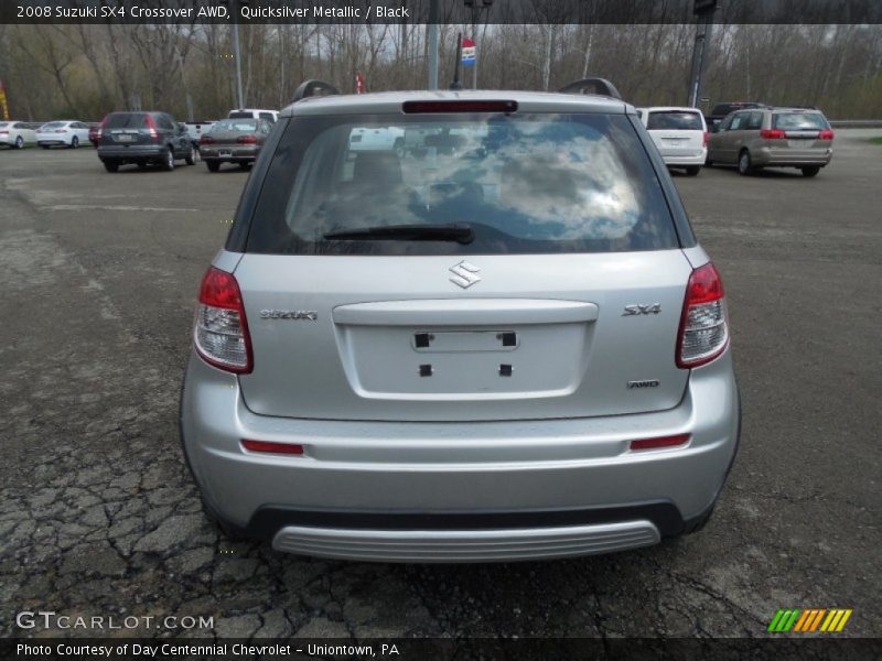Quicksilver Metallic / Black 2008 Suzuki SX4 Crossover AWD