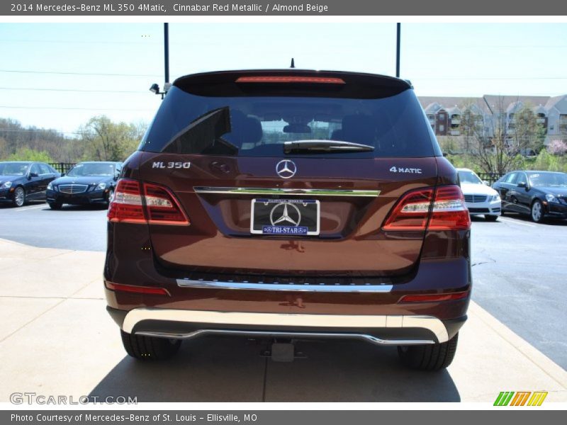 Cinnabar Red Metallic / Almond Beige 2014 Mercedes-Benz ML 350 4Matic