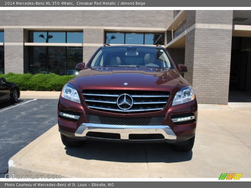 Cinnabar Red Metallic / Almond Beige 2014 Mercedes-Benz ML 350 4Matic