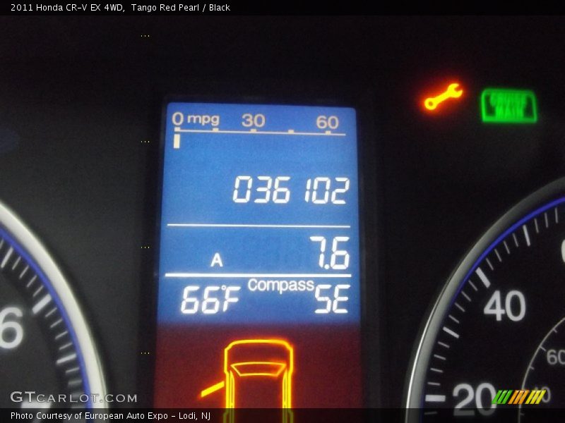 Tango Red Pearl / Black 2011 Honda CR-V EX 4WD