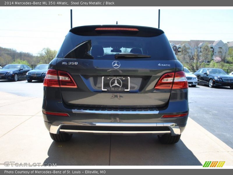 Steel Grey Metallic / Black 2014 Mercedes-Benz ML 350 4Matic