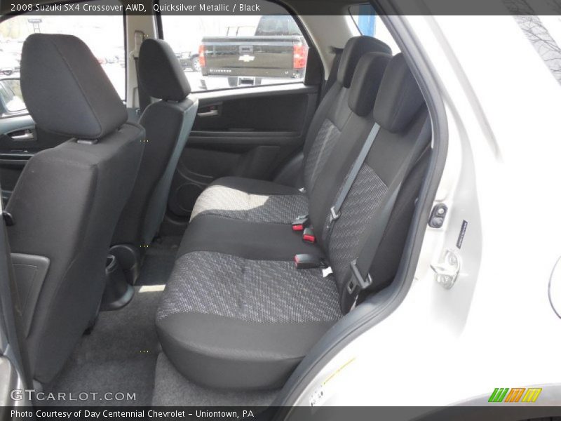 Quicksilver Metallic / Black 2008 Suzuki SX4 Crossover AWD