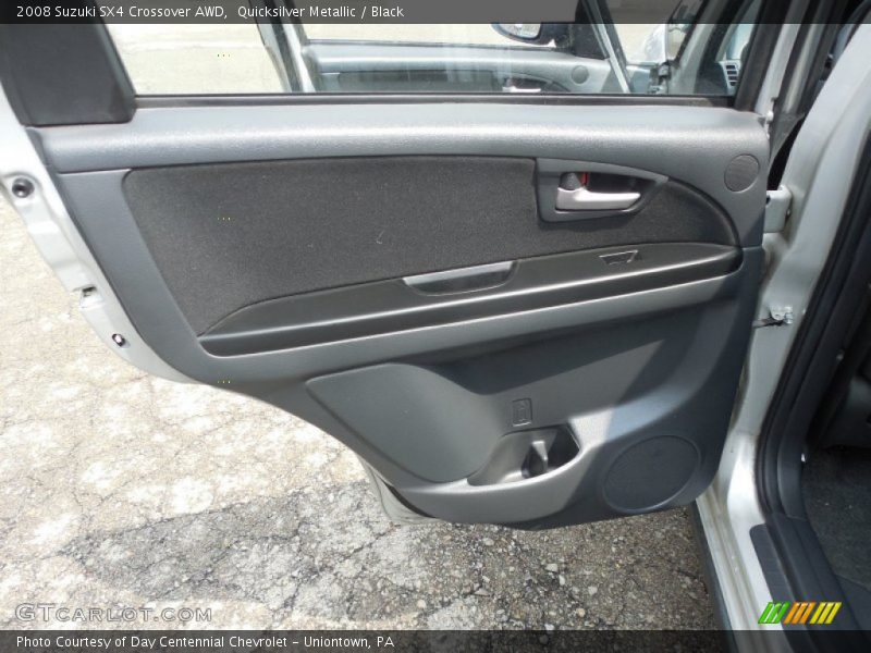 Quicksilver Metallic / Black 2008 Suzuki SX4 Crossover AWD
