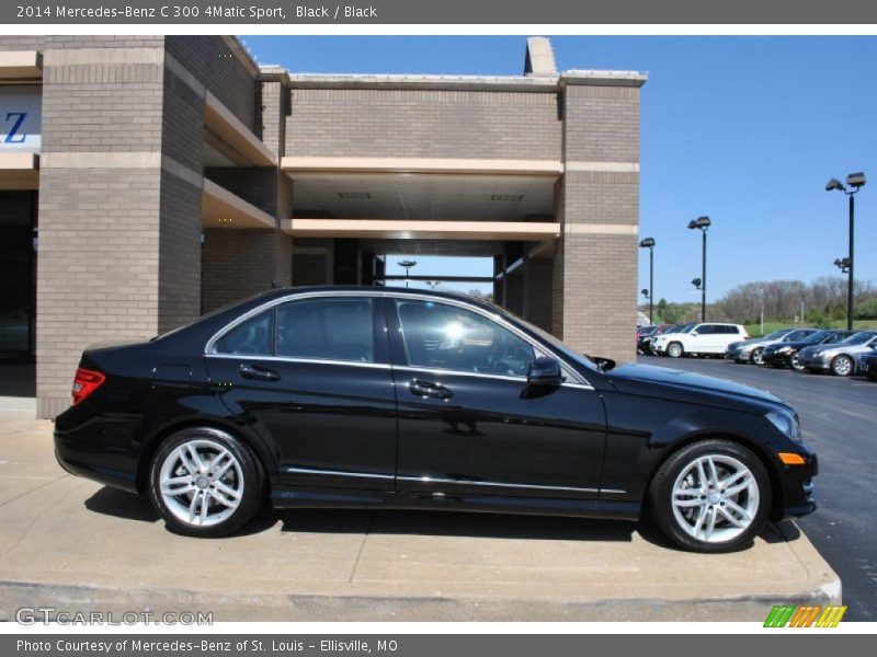 Black / Black 2014 Mercedes-Benz C 300 4Matic Sport
