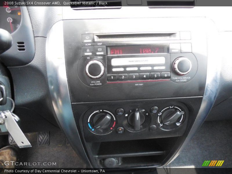 Quicksilver Metallic / Black 2008 Suzuki SX4 Crossover AWD