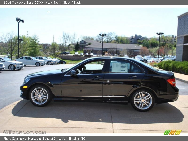 Black / Black 2014 Mercedes-Benz C 300 4Matic Sport