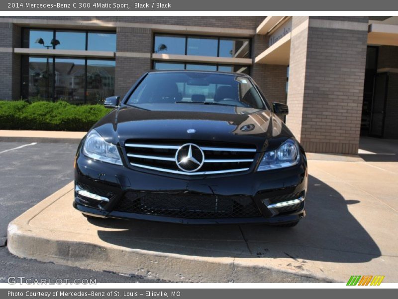 Black / Black 2014 Mercedes-Benz C 300 4Matic Sport