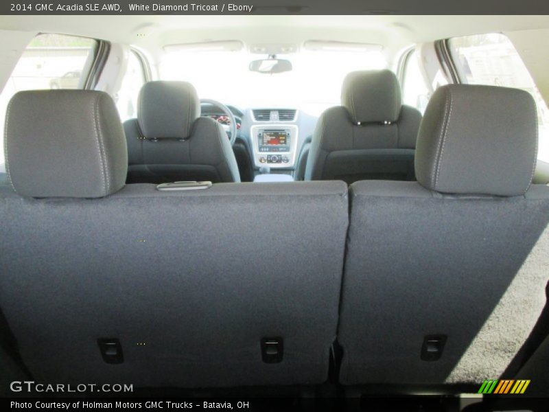 White Diamond Tricoat / Ebony 2014 GMC Acadia SLE AWD