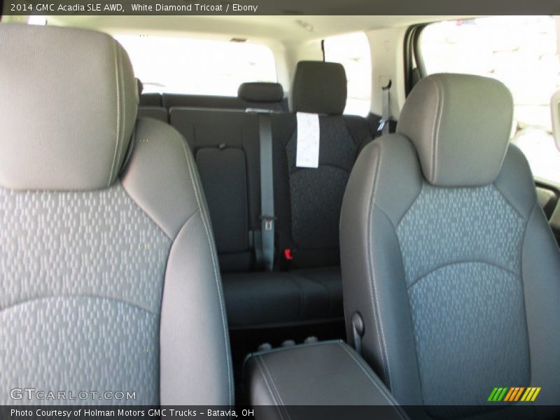 White Diamond Tricoat / Ebony 2014 GMC Acadia SLE AWD