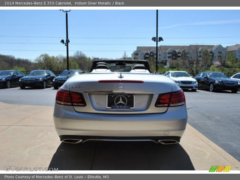 Iridium Silver Metallic / Black 2014 Mercedes-Benz E 350 Cabriolet
