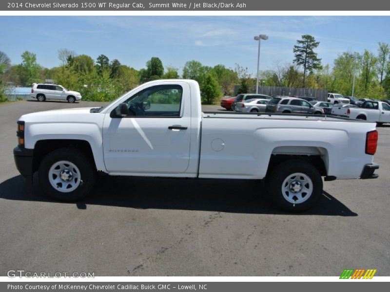 Summit White / Jet Black/Dark Ash 2014 Chevrolet Silverado 1500 WT Regular Cab