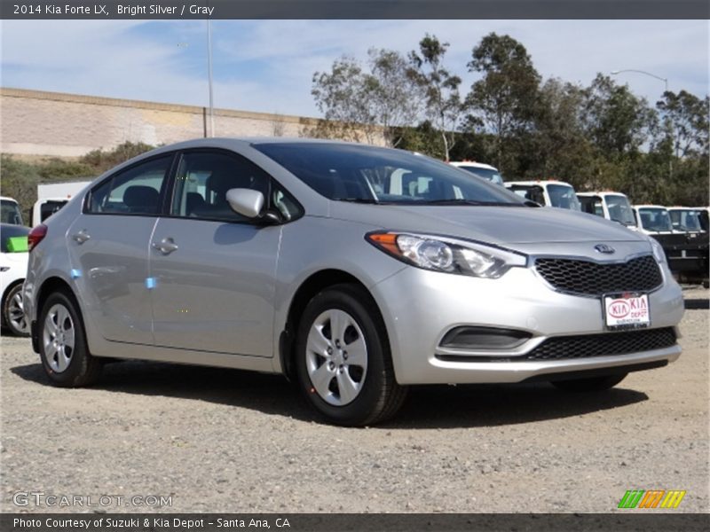 Bright Silver / Gray 2014 Kia Forte LX