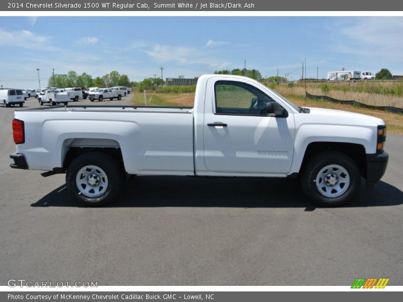 Summit White / Jet Black/Dark Ash 2014 Chevrolet Silverado 1500 WT Regular Cab