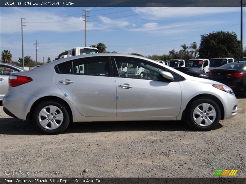 Bright Silver / Gray 2014 Kia Forte LX