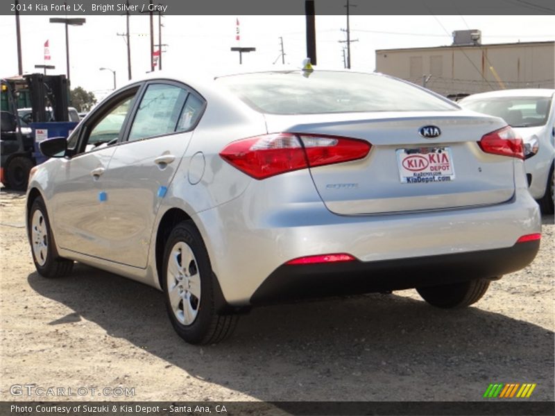 Bright Silver / Gray 2014 Kia Forte LX