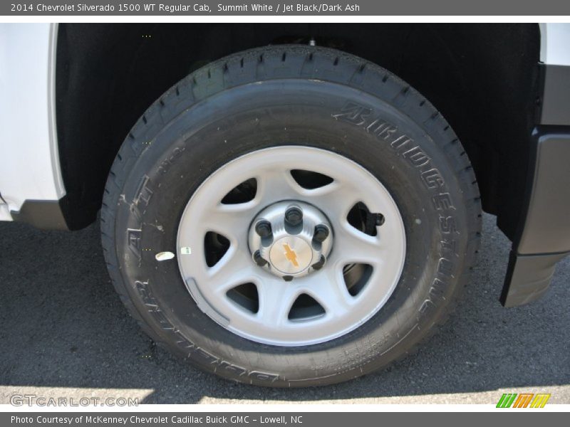 Summit White / Jet Black/Dark Ash 2014 Chevrolet Silverado 1500 WT Regular Cab