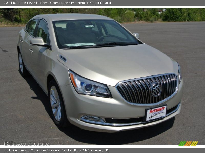 Champagne Silver Metallic / Light Neutral 2014 Buick LaCrosse Leather