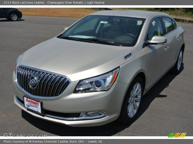 Champagne Silver Metallic / Light Neutral 2014 Buick LaCrosse Leather