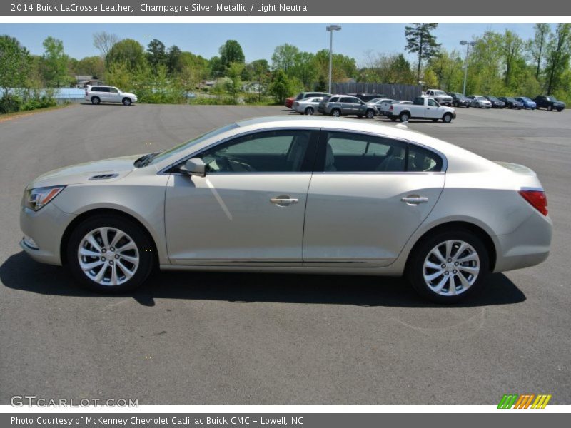 Champagne Silver Metallic / Light Neutral 2014 Buick LaCrosse Leather