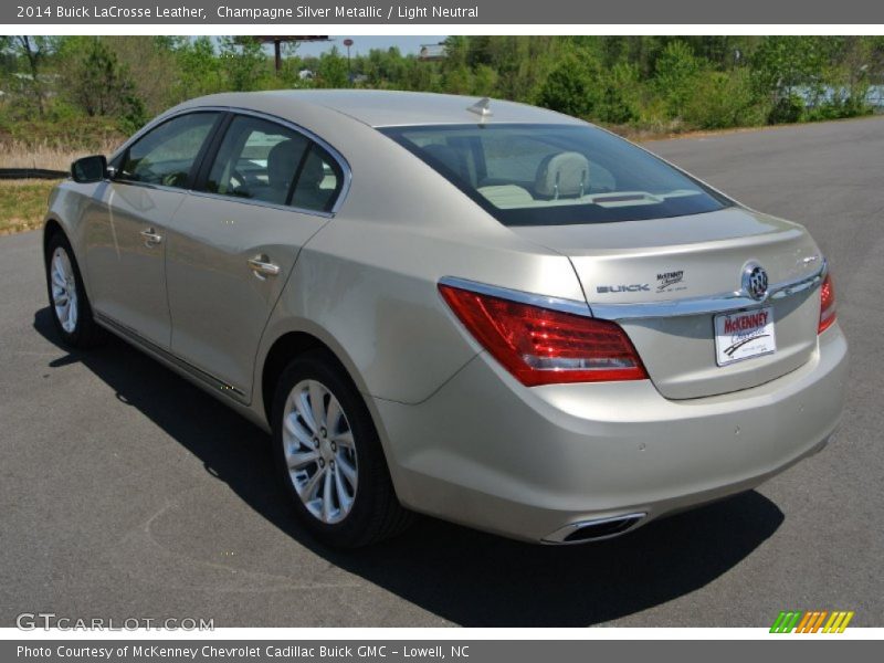 Champagne Silver Metallic / Light Neutral 2014 Buick LaCrosse Leather