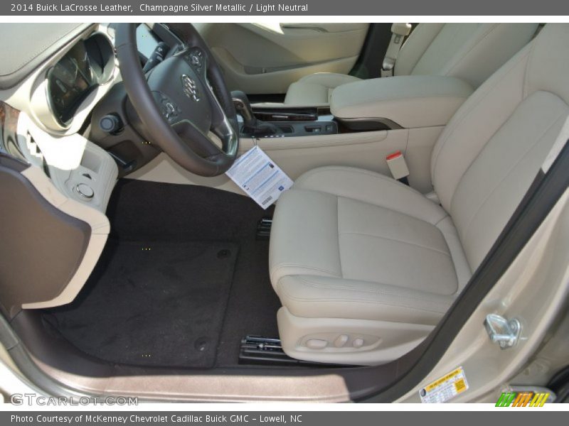Champagne Silver Metallic / Light Neutral 2014 Buick LaCrosse Leather