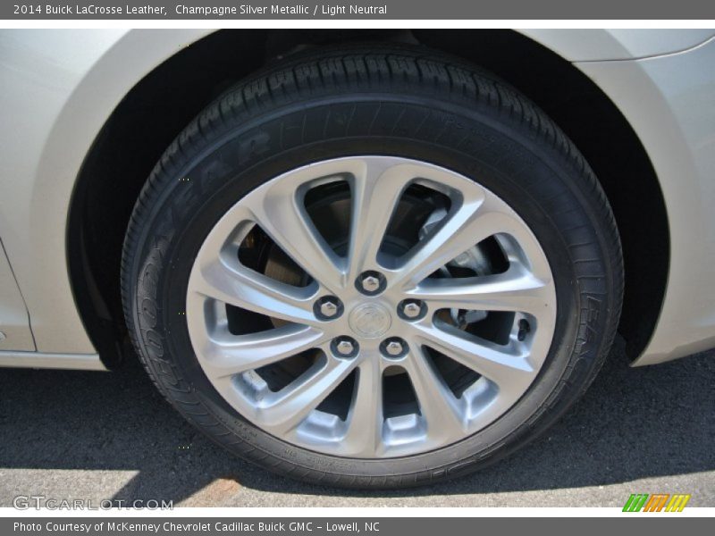 Champagne Silver Metallic / Light Neutral 2014 Buick LaCrosse Leather
