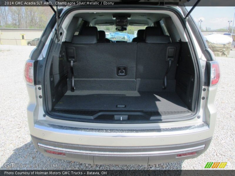 Champagne Silver Metallic / Ebony 2014 GMC Acadia SLT AWD