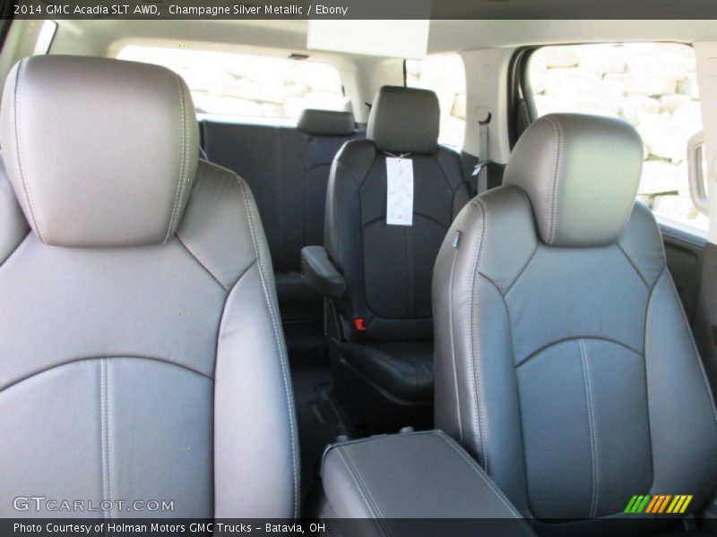 Champagne Silver Metallic / Ebony 2014 GMC Acadia SLT AWD