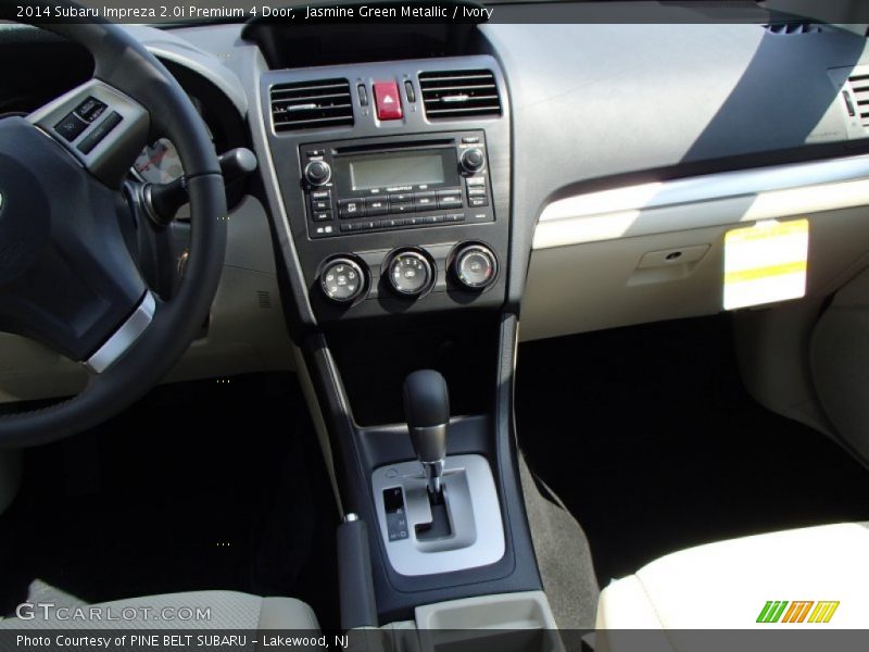 Jasmine Green Metallic / Ivory 2014 Subaru Impreza 2.0i Premium 4 Door