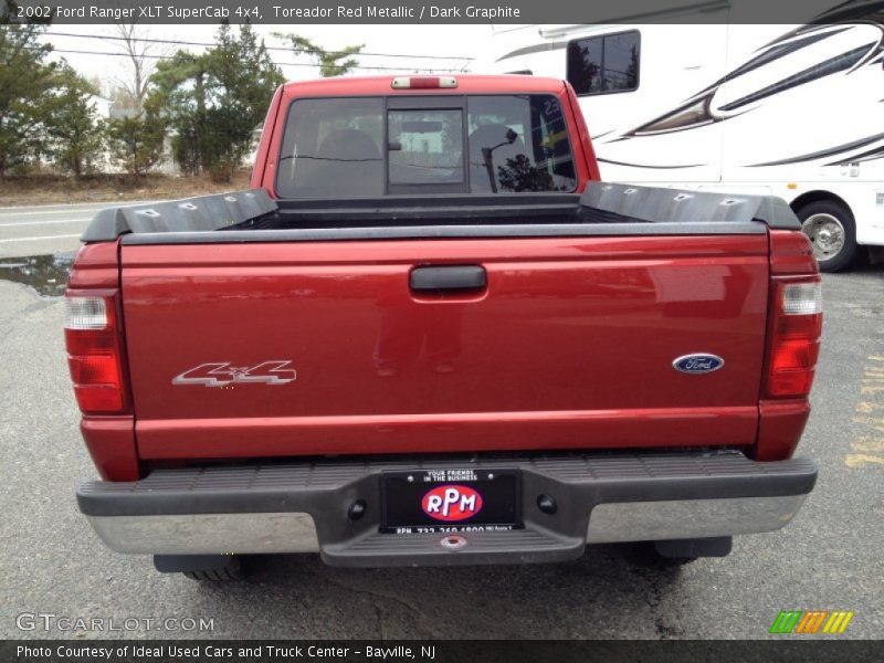 Toreador Red Metallic / Dark Graphite 2002 Ford Ranger XLT SuperCab 4x4