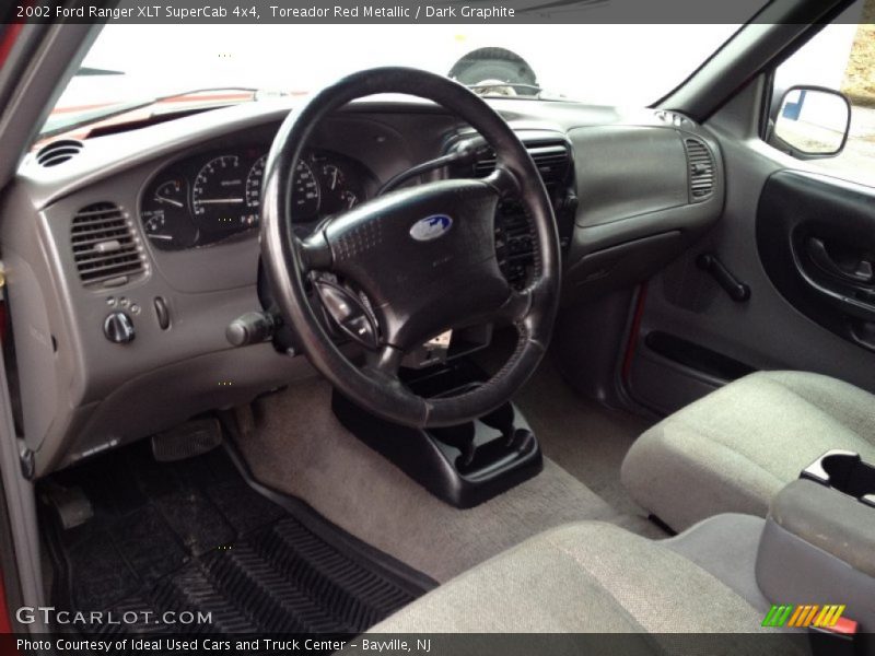 Toreador Red Metallic / Dark Graphite 2002 Ford Ranger XLT SuperCab 4x4