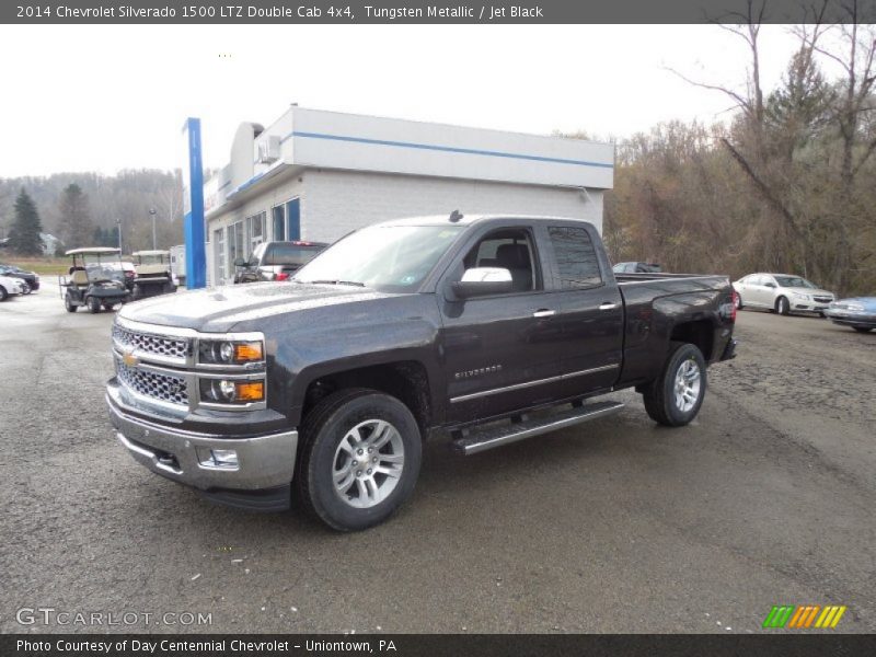 Tungsten Metallic / Jet Black 2014 Chevrolet Silverado 1500 LTZ Double Cab 4x4