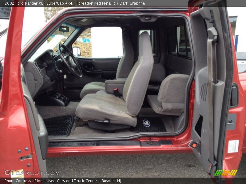 Toreador Red Metallic / Dark Graphite 2002 Ford Ranger XLT SuperCab 4x4