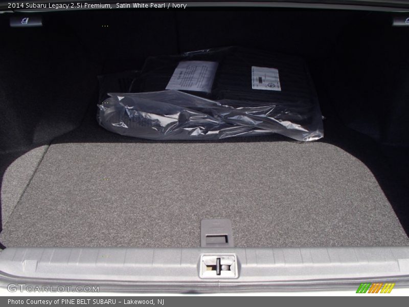 Satin White Pearl / Ivory 2014 Subaru Legacy 2.5i Premium