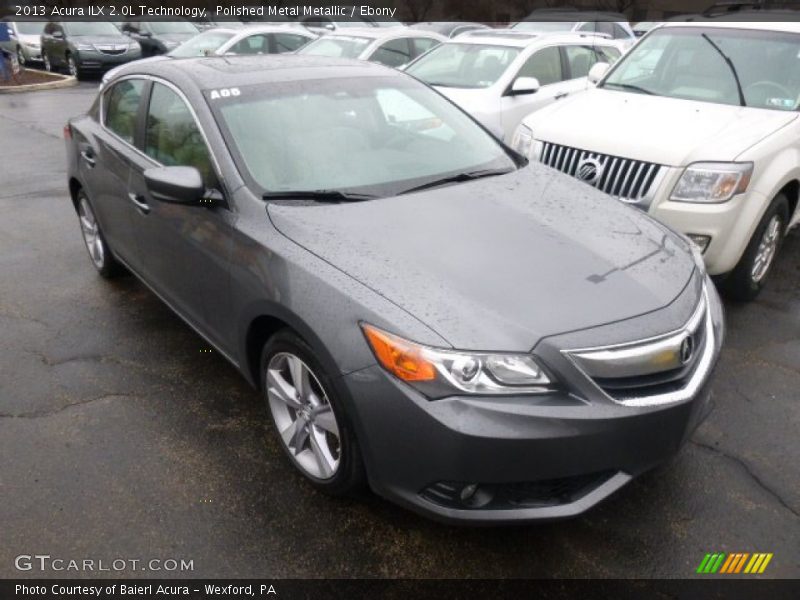 Polished Metal Metallic / Ebony 2013 Acura ILX 2.0L Technology