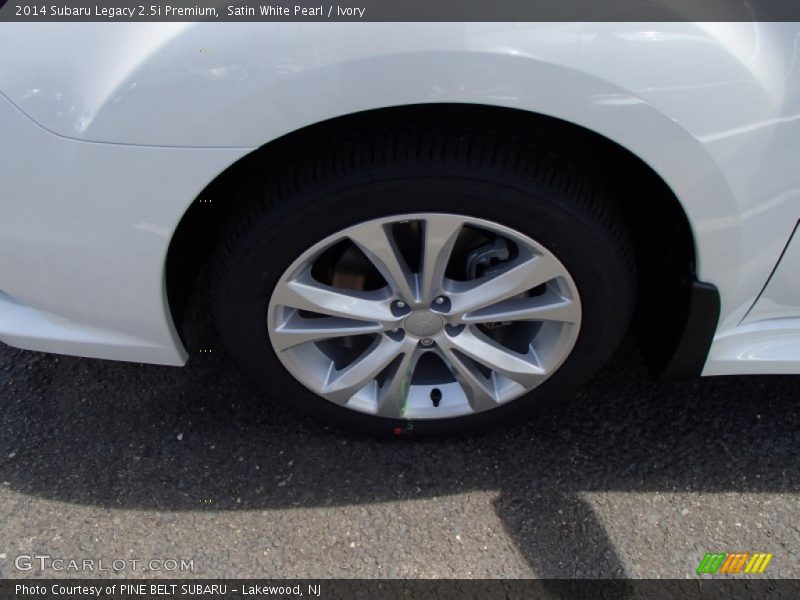 Satin White Pearl / Ivory 2014 Subaru Legacy 2.5i Premium