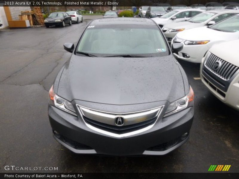 Polished Metal Metallic / Ebony 2013 Acura ILX 2.0L Technology