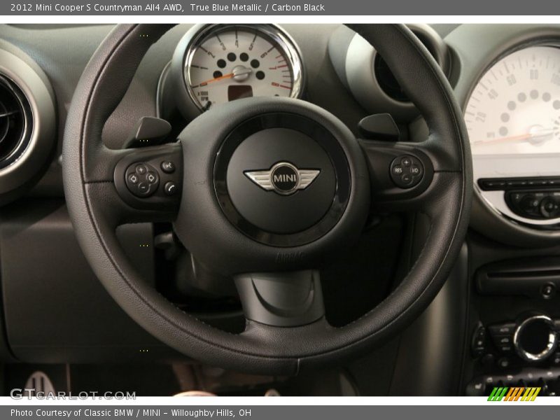  2012 Cooper S Countryman All4 AWD Steering Wheel