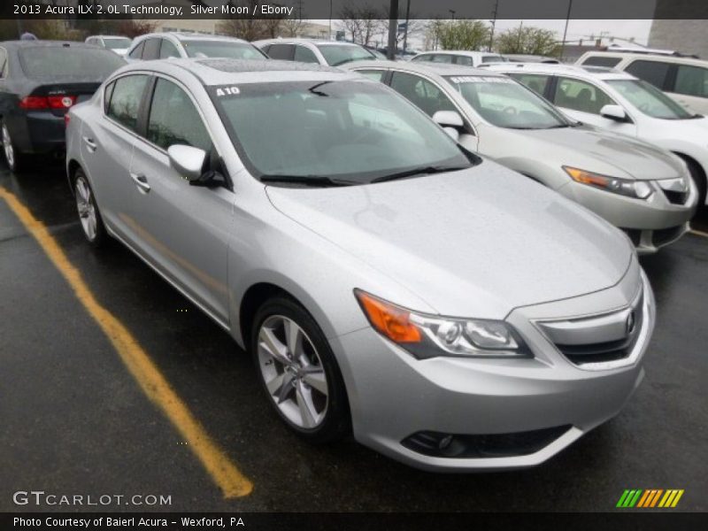 Silver Moon / Ebony 2013 Acura ILX 2.0L Technology