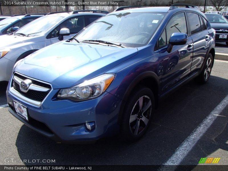 Quartz Blue Pearl / Ivory 2014 Subaru XV Crosstrek Hybrid Touring